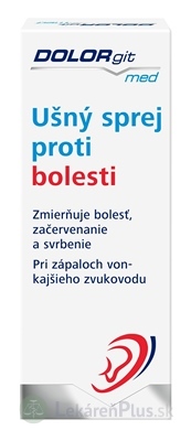 DOLORgit med Ušný sprej proti bolesti 1x20 ml