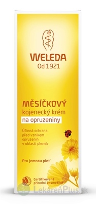 WELEDA NECHTÍKOVÝ dojčenský krém na zapareniny (Calendula Babycreme) 1x30 ml