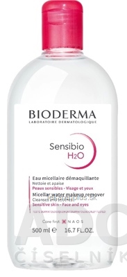 BIODERMA Sensibio H2O (V2) micelárna voda pre citlivú pleť (inov. 2021) 1x500 ml