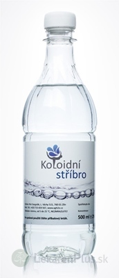Koloidné striebro 10 ppm roztok 1x500 ml