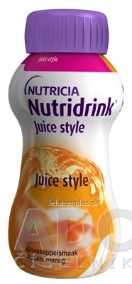 Nutridrink Juice Style s pomarančovou príchuťou 4x200 ml