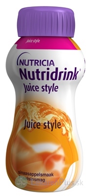 Nutridrink Juice Style s pomarančovou príchuťou 4x200 ml