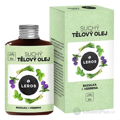 LEROS SUCHÝ TELOVÝ OLEJ BAZALKA & VERBENA 1x100 ml