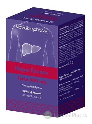 Slovakiapharm Hepa Essens forte 600 mg cps 1x30 ks