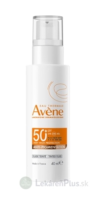 AVENE ANTI-PIGMENT Tónovací Fluid SPF 50+ proti pigmentáciám 1x40 ml