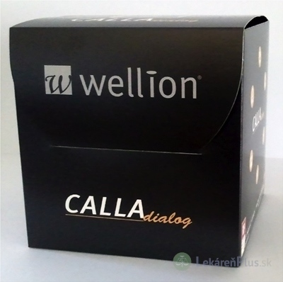 Wellion CALLA Dialog - Glukometer so zvukovým oznamovaním nameraných hodnôt, 1x1 set