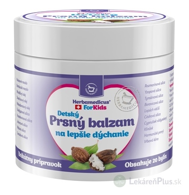 HERBAMEDICUS Detský Prsný balzam 1x50 ml