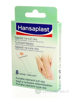 Hansaplast Náplasť na kurie oká 1x8 ks
