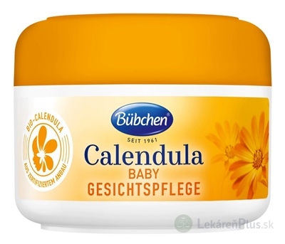 BUBCHEN Calendula BABY KRÉM NA TVÁR s nechtíkom 1x75 ml