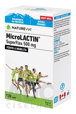NATUREVIA MicroLACTIN SuperFlex 500 mg cps 1x120 ks
