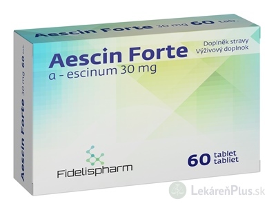 AESCIN Forte 30 mg - Fidelispharm tbl 1x60 ks