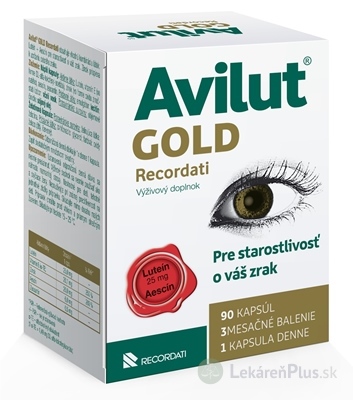 AVILUT Gold Recordati cps 1x90 ks