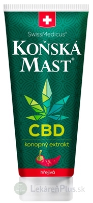 KONSKÁ MASŤ s CBD hrejivá bylinný balzam 1x200 ml