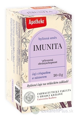 APOTHEKE FARMA IMUNITA bylinná zmes, čaj v nálevových vreckách 20x2 g (40 g)