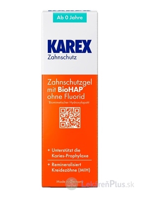 KAREX Gél na ochranu zubov 1x50 ml