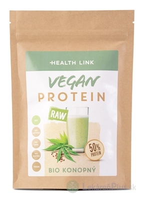 Health Link BIO RAW KONOPNÝ PROTEÍN 50% prášok na prípravu nápoja 1x300 g