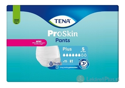 TENA Pants Plus S naťahovacie inkontinenčné nohavičky (inov.2024) 1x15 ks