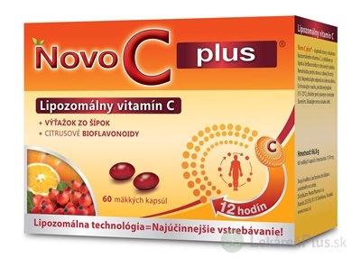 NOVO C PLUS Lipozomálny vitamín C cps 1x60