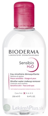 BIODERMA Sensibio H2O (V2) micelárna voda pre citlivú pleť (inov. 2021) 1x250 ml