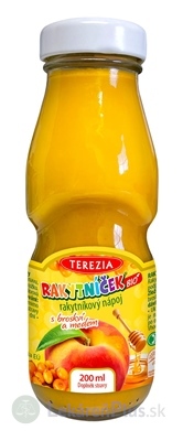 TEREZIA RAKYTNÍČEK BIO Rakytníkový nápoj s broskyňou a medom 1x200 ml