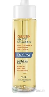 DUCRAY CREASTIM REACTIV roztok proti vypadávaniu vlasov, 2-mesačná kúra 1x60 ml