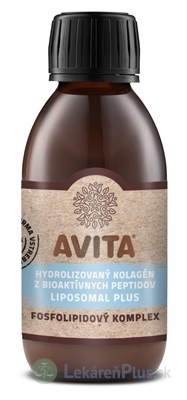 AVITA HYDROLIZOVANÝ KOLAGÉN LIPOSOMAL PLUS fosfolipidový komplex 1x250 ml