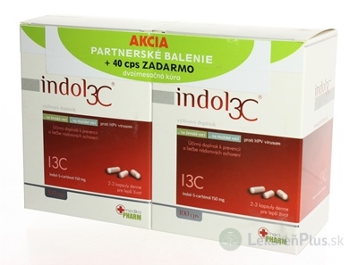 INDOL3C AKCIA cps partnerské balenie, dvojmesačná kúra, 2x120 (240 ks)