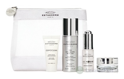 ESTHEDERM Cellular Revitalizačná minikolekcia Osmocl.cleanser 15ml+Cellular Water Mist 30ml+Age Proteom sérum 15ml+Lift Repair krém 30ml, 1x1 set