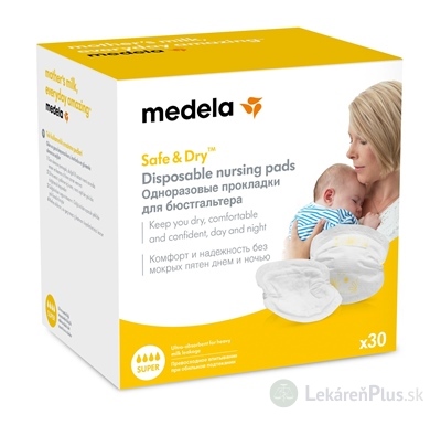 MEDELA Vložky do podprsenky super, jednorazové 1x30 ks