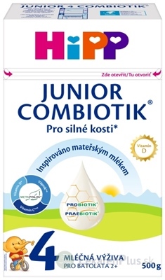 HiPP 4 JUNIOR COMBIOTIK (inov.2023) mliečna výživa pre batoľatá (od 2 rokov) 1x500 g