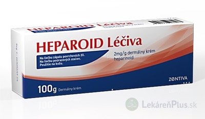 Heparoid Léčiva crm der (tuba Al) 1x100 g