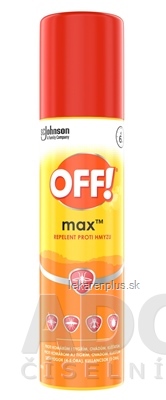 OFF! MAX spray repelent 1x100 ml