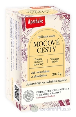 APOTHEKE FARMA MOČOVÉ CESTY bylinná zmes, čaj v nálevových vreckách 20x2 g (40 g)