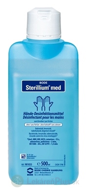 BODE Sterillium med dezinfekčný prípravok na ruky, 1x500 ml
