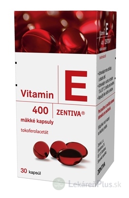 VITAMIN E 400-ZENTIVA cps mol 400 mg (fľ.skl.) 1x30 ks