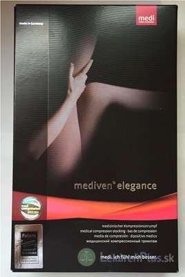 mediven elegance pančuchové nohavice veľkosť 6, (II.KT), krátke, karamel 1x1 ks