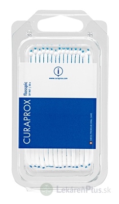 CURAPROX ŠABLIČKY DF 967 špáradlo s vloženou zubnou niťou 1x30 ks