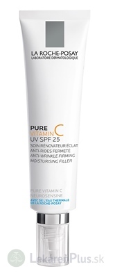 LA ROCHE-POSAY PURE VITAMIN C UV SPF 25 krém proti starnutiu pre citlivú pleť 1x40 ml