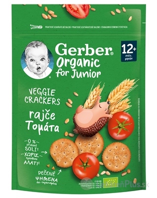 Gerber Junior Organic KREKRY s rajčinami 1x100 g