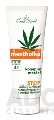 Cannaderm MENTHOLKA konopné mazanie na svaly a kĺby 1x200 ml