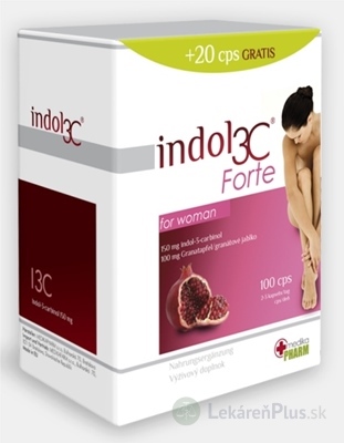 INDOL3C FORTE for woman cps 100+20 gratis (120 ks)