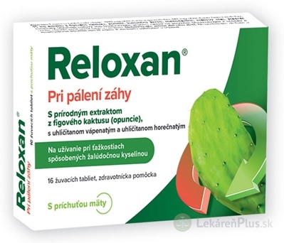 Reloxan žuvacie tablety s príchuťou mäty 1x16 ks