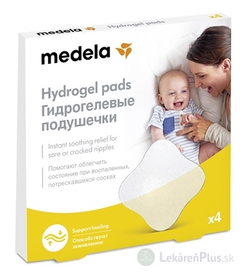 MEDELA Hydrogélové vankúšiky na prsníky 1x4 ks