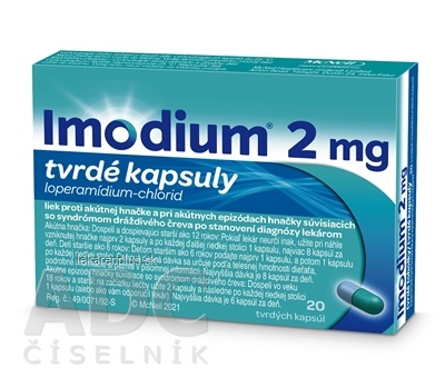Imodium cps dur 2 mg (blis.PVC/Al) 1x20 ks