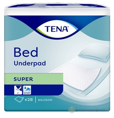 TENA Bed Super absorpčné podložky, 60x75 cm, 1x28 ks