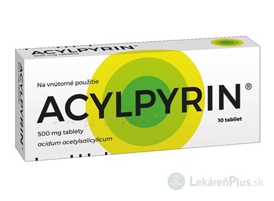ACYLPYRIN tbl 500 mg (blis. Al/PVC) 1x10 ks
