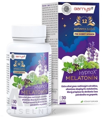 Barnys HypnoX MELATONÍN cps 1x30 ks