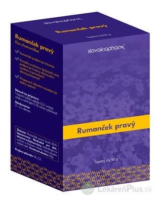 Slovakiapharm Rumanček pravý kvet, sypaný čaj 1x50 g