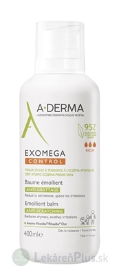 A-DERMA EXOMEGA CONTROL Emolienčný BALZAM suchá koža 1x400 ml