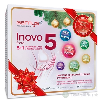 Barnys INOVO 5 forte tbl (vianočné balenie) 2x90 (180 ks)